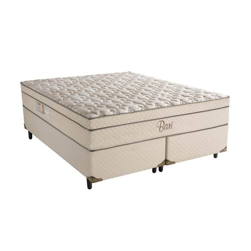 Cama Box Queen Size Biflex + Colchão Queen Size Biflex Bari com Euro Pillow e Molas Ensacadas 72x158x198 cm - Bege é boa?