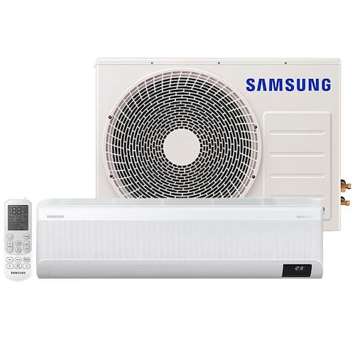 Ar-Condicionado Split Samsung Inverter WindFree AR24AVHABWK Frio 22.000 BTUs - 220V