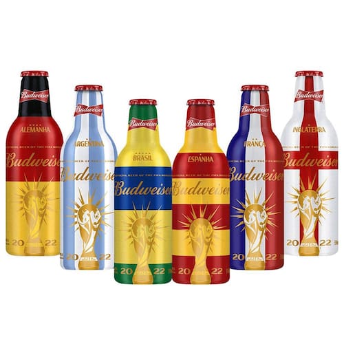 Cerveja Budweiser Países Garrafa de Alumínio 330ml - 6 Unidades Sortidas é ruim? Cerveja Budweiser Países Garrafa de Alumínio 330ml - 6 Unidades Sortidas é boa?