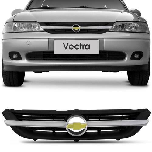 Menor preço em Grade Dianteira Vectra 97 a 05 Filete Cromado Emblema sem Tela