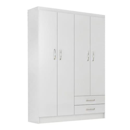 Guarda Roupa Solteiro Atalaia 4 Portas 2 Gavetas - Branco é boa?