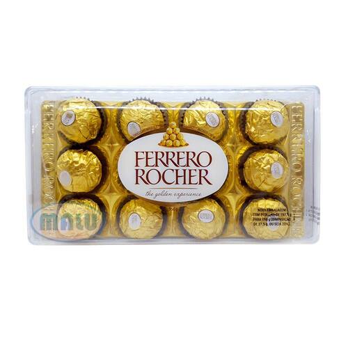 Chocolate Ferrero Rocher c/12 - Ferrero Menor preço em Chocolate Ferrero Rocher c/12 - Ferrero