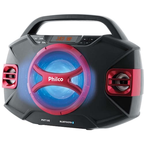 Caixa Acústica PHT100 Bluetooth Entrada USB MP3 Micronofe Sem fio – 100W RMS Menor preço em Caixa Acústica PHT100 Bluetooth Entrada USB MP3 Micronofe Sem fio – 100W RMS