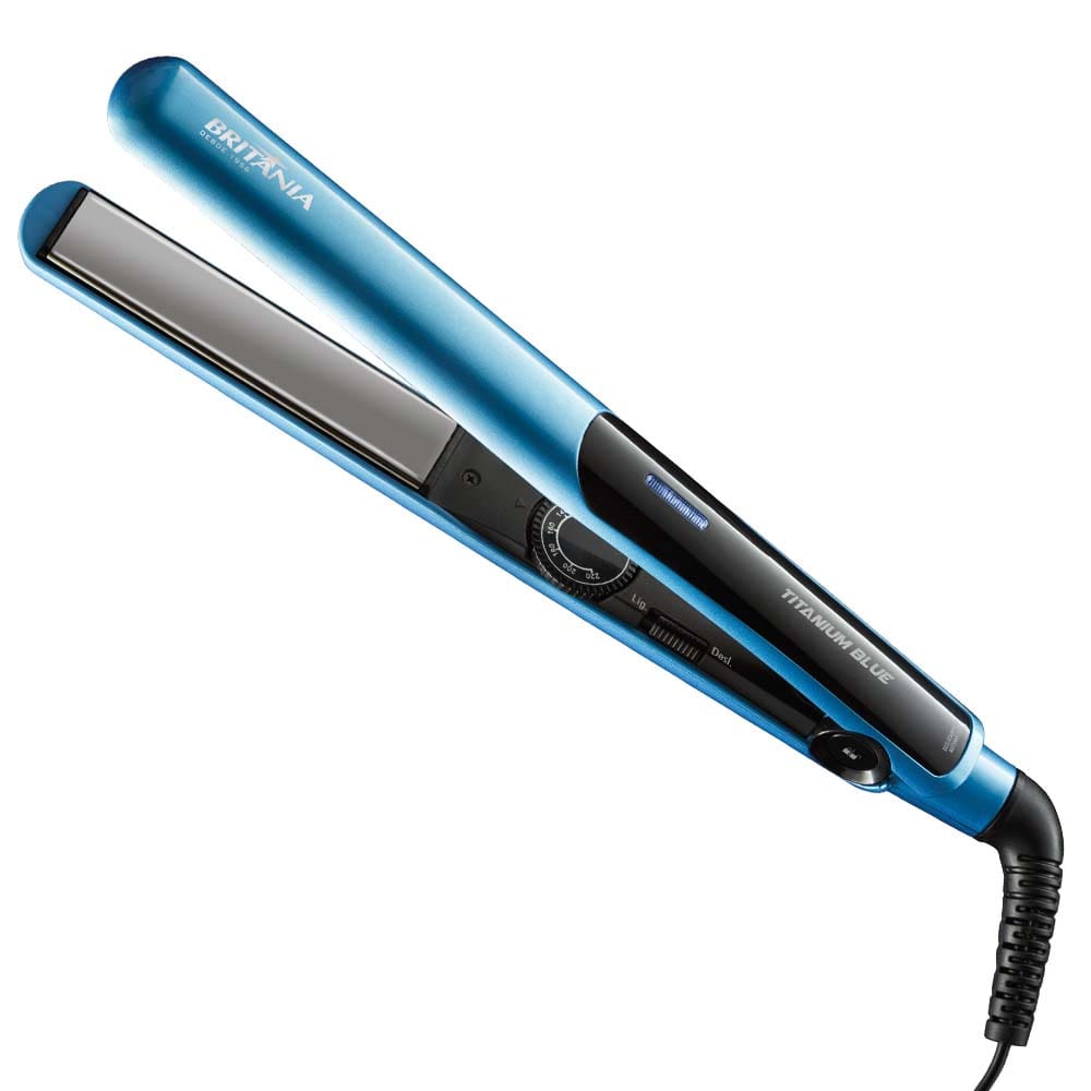 Chapinha Britânia Titanium Blue Titânio 35w 220ºc Azul Bivolt