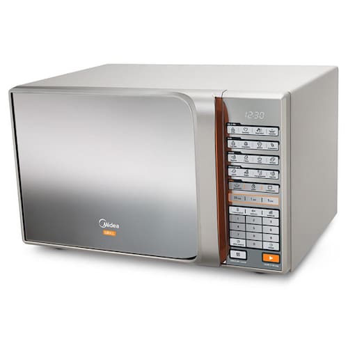 Forno de Micro-ondas Midea Liva MTAEG41/42 Espelhado com Grill - 30L Menor preço em Forno de Micro-ondas Midea Liva MTAEG41/42 Espelhado com Grill - 30L