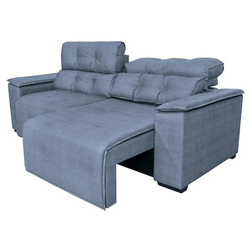 Sofá 4 Lugares Luizzi Tivoli com Assento Retrátil e Encosto Reclinável em Tecido Suede 239 cm de largura é boa?
