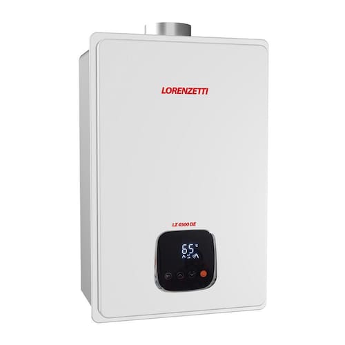 Aquecedor de Água a Gás Lorenzetti LZ 4500DE Por Exaustão Forçada Bivolt - Gás Natural Menor preço em Aquecedor de Água a Gás Lorenzetti LZ 4500DE Por Exaustão Forçada Bivolt - Gás Natural