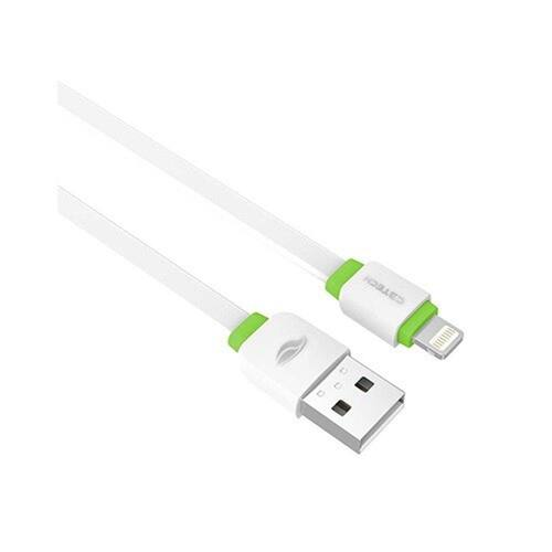 Menor preço em Cabo USB Lightning 2.0A 1 Metro Branco C3 TECH CB-110WH