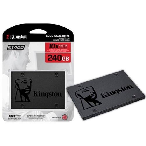 Menor preço em Hd Ssd 240gb Kingston 2.5 Sata Ill A400 - Sa400s37/240g