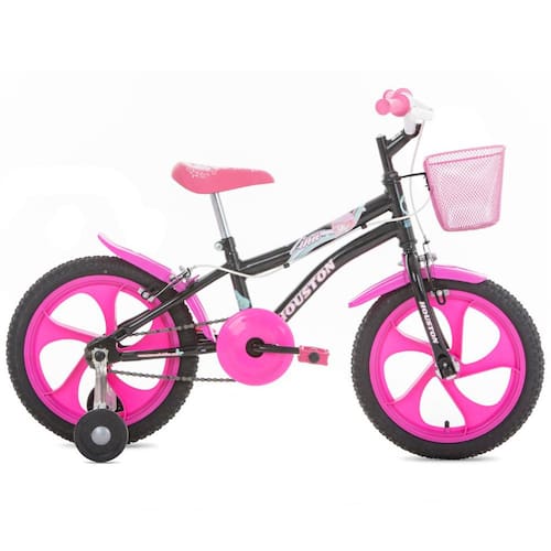 Bicicleta Infantil Aro 16 Tina Houston - Preta é ruim? Bicicleta Infantil Aro 16 Tina Houston - Preta é boa?