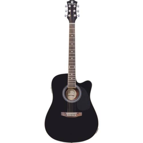 Violão Eletroacústico Folk Aço Ge-30bk Preto Harmonics é boa?