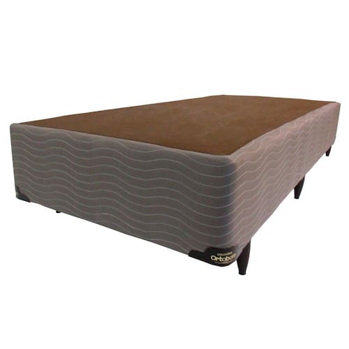 Base Box para Colchão de Solteiro Ortobom New Magestic 42x88x188cm - Marrom Menor preço em Base Box para Colchão de Solteiro Ortobom New Magestic 42x88x188cm - Marrom