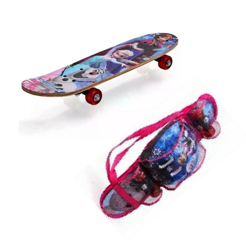 Skate Infantil Frozen Menina com Proteção