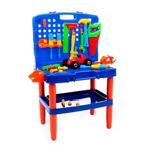 Bancada Kit de Ferramentas Infantil Poliplac Menor preço em Bancada Kit de Ferramentas Infantil Poliplac