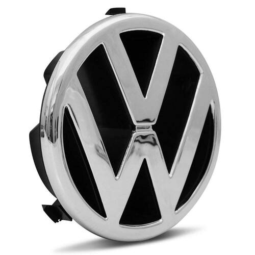 Emblema Volkswagen Grade Dianteira Gol Parati Saveiro G3 2000 a 2002 Cromado Menor preço em Emblema Volkswagen Grade Dianteira Gol Parati Saveiro G3 2000 a 2002 Cromado