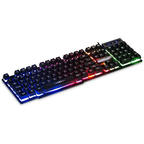 Teclado Usb Gamer Semi Mecanico Iluminado Bk-152c Menor preço em Teclado Usb Gamer Semi Mecanico Iluminado Bk-152c
