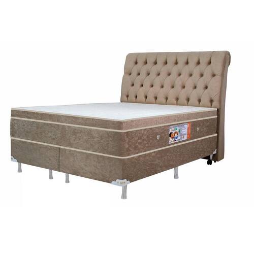 Colchão Magnético Queen 1,58x1,98 Infra Vermelho Longo Anti Germes + Cama Box + Cabeceira Menor preço em Colchão Magnético Queen 1,58x1,98 Infra Vermelho Longo Anti Germes + Cama Box + Cabeceira