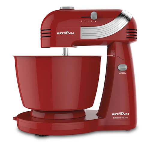 Batedeira Britânia BBT350V com 4 Velocidades - Vermelha/Prata é boa?