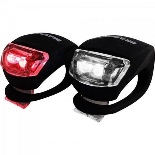 Menor preço em Kit Lanterna Led para Bike Preto Brasfort