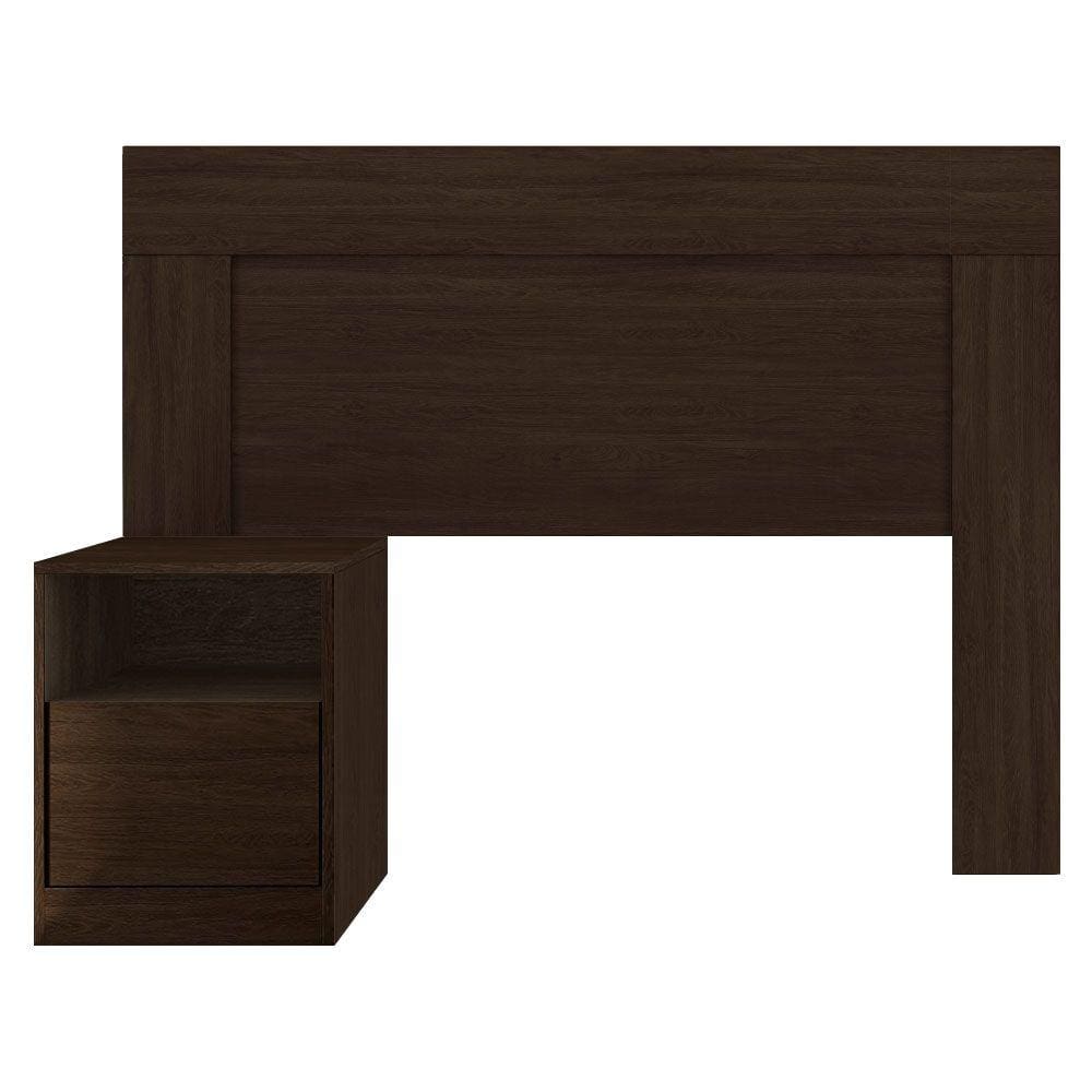 Cabeceira de Solteiro p/ Cama Box 0,88m c/ cama de cabeceira - Demóbile  London | Ponto