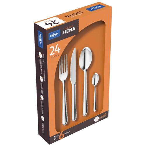 Faqueiro Brinox Siena em Aço Inox – 24 Peças  é boa?