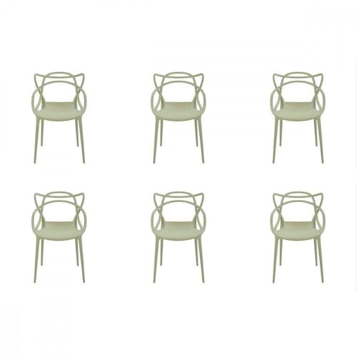 Conjunto 6 peças Cadeira Allegra Masters Rivatti Menor preço em Conjunto 6 peças Cadeira Allegra Masters Rivatti