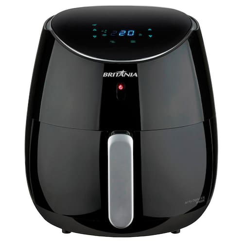 Fritadeira Sem Óleo Air Fryer Britânia BFR05PI 5,5L Digital – Preta é boa?