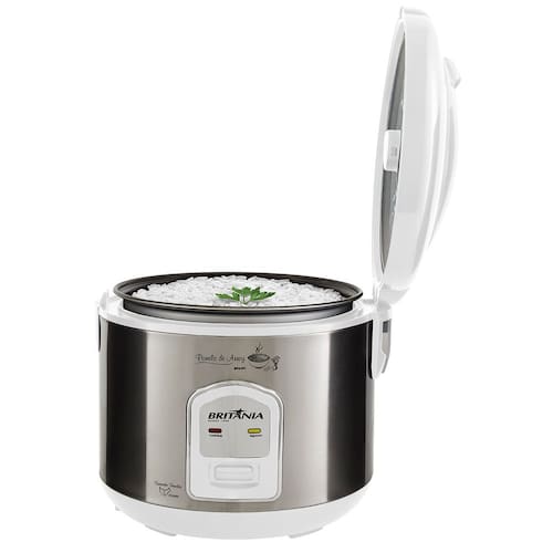 Panela de Arroz BPA5BI 05 Xícaras de Arroz Britânia 220V Menor preço em Panela de Arroz BPA5BI 05 Xícaras de Arroz Britânia 220V