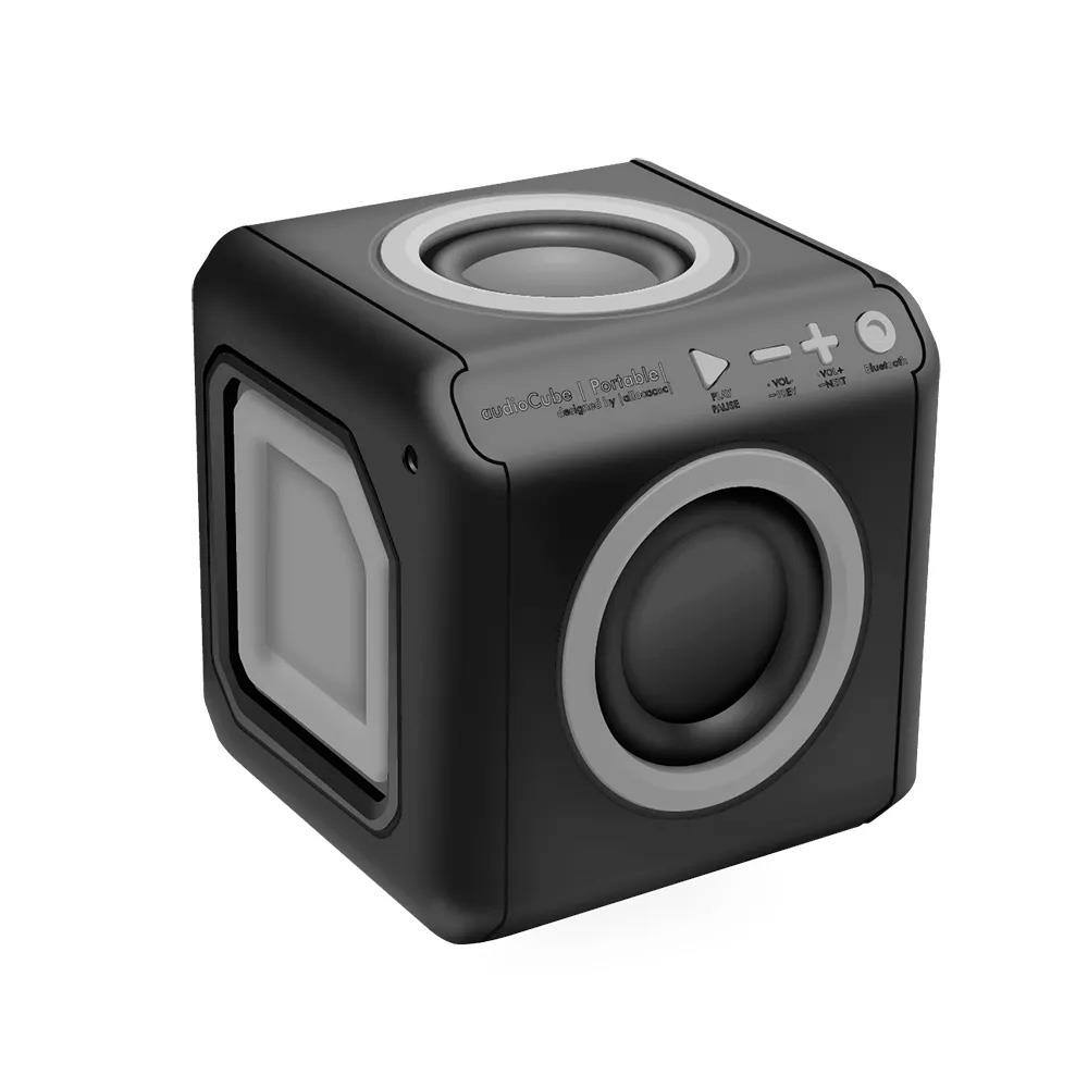Caixa de som Bluetooth RIO 20W RMS 360 graus Surround - Preto/Cinza - ELG