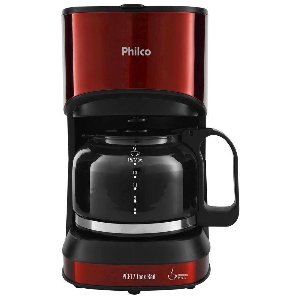 Cafeteira Philco Inox Red PCF17