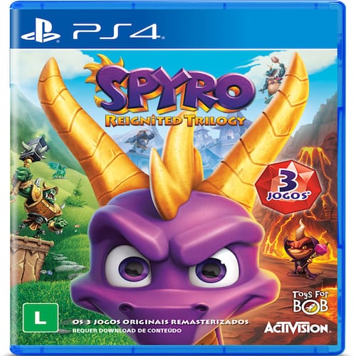 Jogo Spyro Reignited Trilogy - PS4 Menor preço em Jogo Spyro Reignited Trilogy - PS4