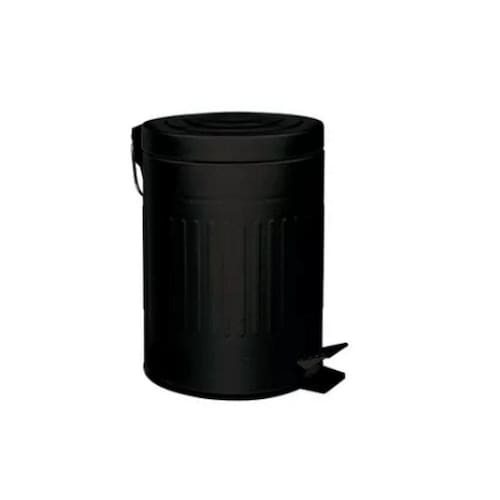 Lixeira Retrô 5 Litros Preta com Pedal Mor Menor preço em Lixeira Retrô 5 Litros Preta com Pedal Mor