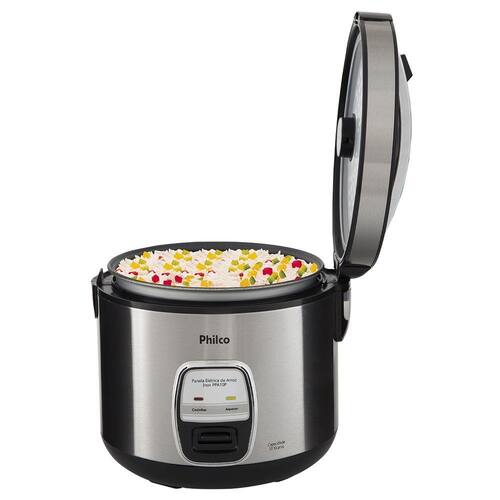 Panela de Arroz Philco Inox PPA10P 10 xícaras Menor preço em Panela de Arroz Philco Inox PPA10P 10 xícaras