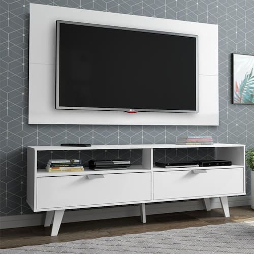 Rack Madesa Oslo e Painel para TV até 55 Polegadas 2 Portas Menor preço em Rack Madesa Oslo e Painel para TV até 55 Polegadas 2 Portas
