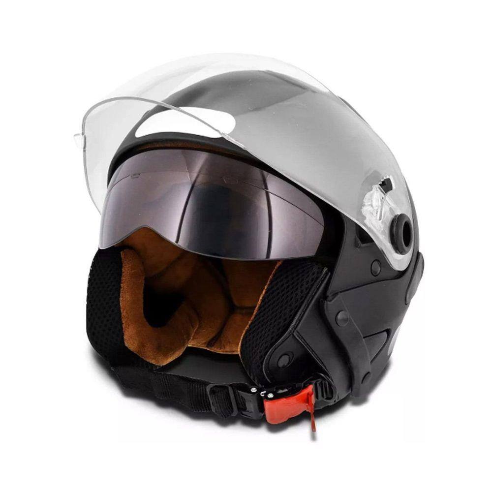 Capacete EBF Freedom Solid Preto Fosco | Ponto