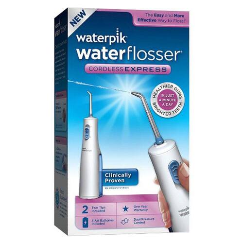 Irrigador Oral Waterpik Cordless Wf02b Portátil Azul E Branco Menor preço em Irrigador Oral Waterpik Cordless Wf02b Portátil Azul E Branco
