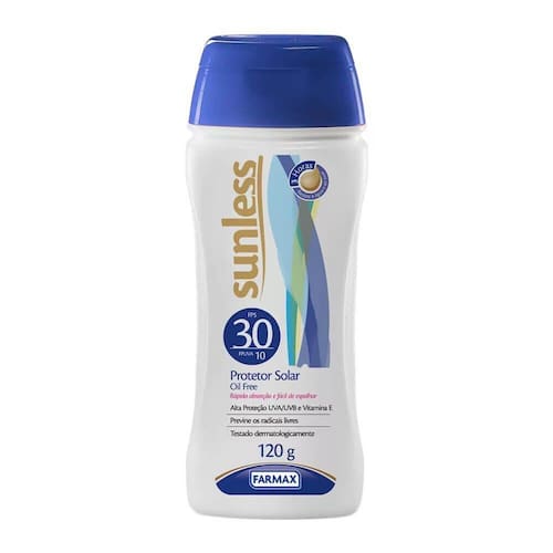 Sunless Protetor Solar Fps30 Oil Free 120ml Menor preço em Sunless Protetor Solar Fps30 Oil Free 120ml