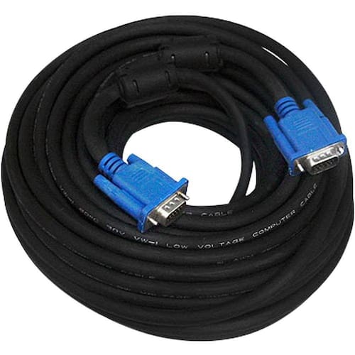 Cabo Vga Macho Para Vga Macho Para Monitores Projetores 15 M Menor preço em Cabo Vga Macho Para Vga Macho Para Monitores Projetores 15 M