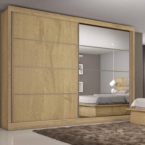 Guarda Roupa Casal com Espelho 2 Portas 6 Gavetas Sevilha 7773 Made Marcs Flex Color Amêndoa/Off White Menor preço em Guarda Roupa Casal com Espelho 2 Portas 6 Gavetas Sevilha 7773 Made Marcs Flex Color Amêndoa/Off White