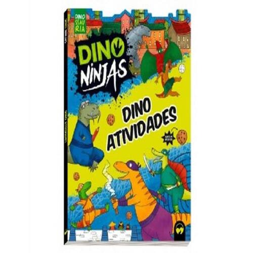 Livro - Dinoatividades - Dino Ninjas - Capa Azul | Ponto