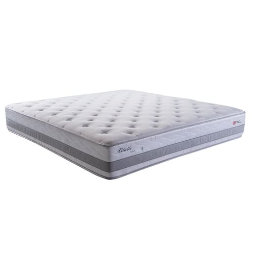 Colchão King Size Herval Vitalle com Molas Maxpring 31x193x203 cm - Cinza Menor preço em Colchão King Size Herval Vitalle com Molas Maxpring 31x193x203 cm - Cinza