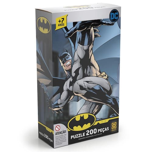 Quebra-cabeça Grow Batman - 200 Peças Menor preço em Quebra-cabeça Grow Batman - 200 Peças