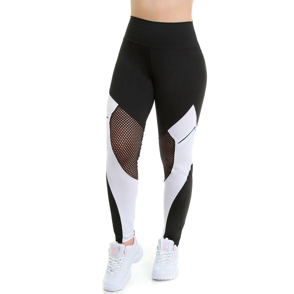 Calça Legging Fitness Feminina Suplex Academia | Ponto
