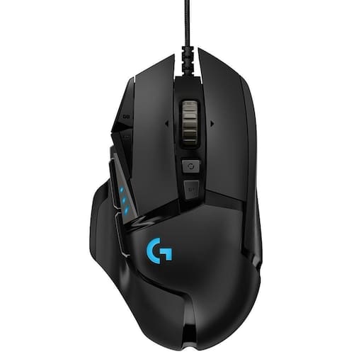 Menor preço em Mouse Gamer USB - Logitech G502 Hero - 16000 DPI - Preto RGB LOGITECH