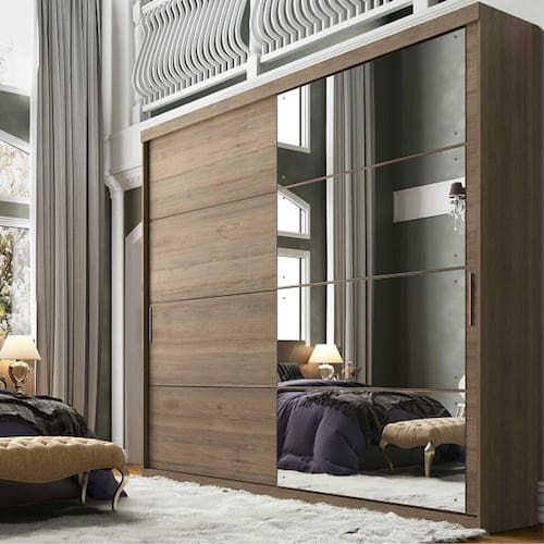 Guarda Roupa THB 4905 Sofisticatto Full Glass 2 Portas Deslizantes com Espelho Menor preço em Guarda Roupa THB 4905 Sofisticatto Full Glass 2 Portas Deslizantes com Espelho