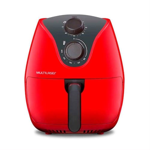 Fritadeira Elétrica Air Fryer 4L 1500W Multilaser - CE083 Menor preço em Fritadeira Elétrica Air Fryer 4L 1500W Multilaser - CE083