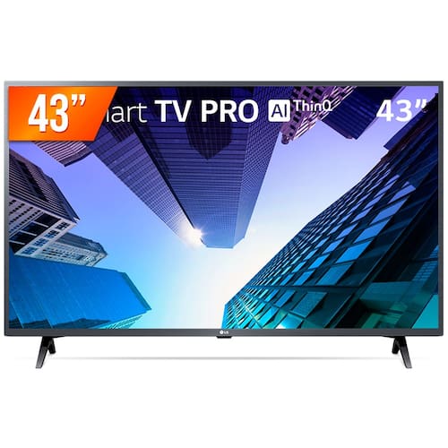 Smart Tv Led Pro 43`` - Full Hd Lg 43Lm631C0Sb.Bwz 3 Hdmi 2 Usb Wi-Fi Conversor Digital