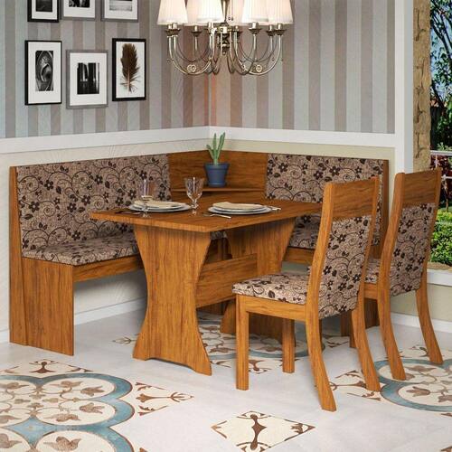 Conjunto de Mesa Canto Alemão Fit com 2 Cadeiras Roma Viero é boa?