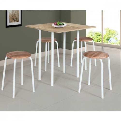 Conjunto Sala de Jantar Mesa Dobrável e 4 Banquetas Expert Ciplafe é boa?