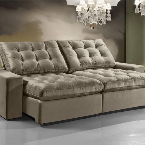 Sofá Retrátil e Reclinável 3 Lugares 194cm x 105cm Ponto